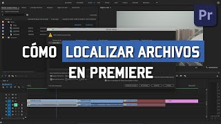 Cómo LOCALIZAR archivos en PREMIERE [upl. by Rosina]