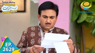 Taarak Mehta Ka Ooltah Chashmah  Episode 2629  Full Episode [upl. by Enirok]