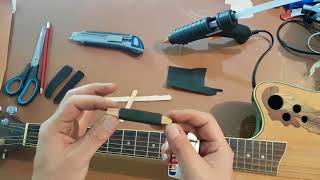 How to Make a Capo for Your Guitar Diy Cheap Homemade Capo [upl. by Dohsar533]