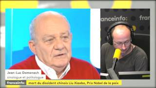 JeanLuc Domenach sinologue et politologue  Mort de Liu Xiaobo [upl. by Reiss]