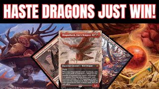 HASTE Dragons  Gruul MTG Foundations Standard Deck [upl. by Krefetz222]