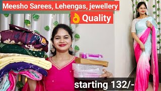 Meesho Sarees Lehengas Jewellery collection 👌Quality 100 Recommended [upl. by Enrichetta418]