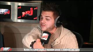 Keen V à poil avec léquipe pour 1 million de fans  CCauet sur NRJ [upl. by Naomi]