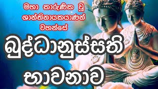 බුද්ධානුස්සති භාවනාව Buddhanussathi Bawanawa buddhanussathiya බුද්ධානුස්සතිභාවනාව [upl. by Galen589]