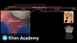 Chandragupta Ashoka and the Maurya Empire  World History  Khan Academy [upl. by Johnstone122]