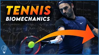 The insane biomechanics of the tennis topspin [upl. by Etselec439]