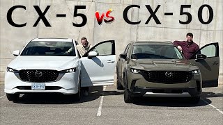 2023 Mazda CX50 vs CX5 Live [upl. by Ennirac839]