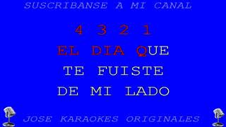 GRUPO EL TIEMPO DERRUMBES KARAOKE DEMO [upl. by Ecyrb]