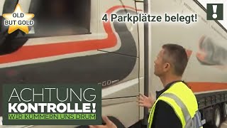 quotPausequot ☕ LKWFahrer belegt 4 Parkplätze GLEICHZEITIG Old But Gold Achtung Kontrolle Kabel Eins [upl. by Neils]