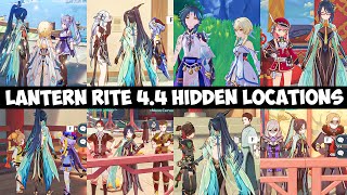 ALL NPC HIDDEN LOCATIONS Cutscene 2024 Lantern Rite 44 Genshin Impact XIANYUN XIAO amp Others [upl. by Newmann]