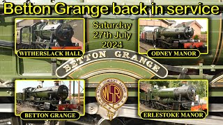 Grange Manor Hall Weekend at the West Somerset Railway 27th July 2024 [upl. by Terrance]