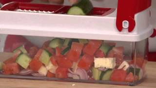 Genius Nicer Dicer Plus 10piece MultiChopper with David Venable [upl. by Luce]