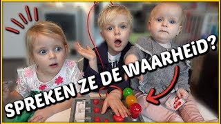 DE LEUGEN DETECTOR  jullie bepalen de vragen  Bellinga Familie Vloggers 1263 [upl. by Allenad]