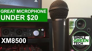 Behringer Ultravoice XM8500 Test and Review  Amazing Microphone Under 20 [upl. by Alyag]