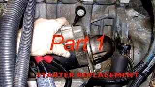 How to change Starter for BMW 328I E90 E92 Part1 [upl. by Nared]