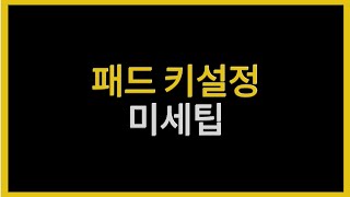 피파 꿀팁 패드 조작설정이 어려우면 이렇게 하세요 [upl. by Matilde]