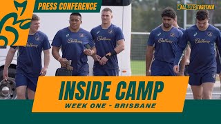 Week One  Inside Camp  Wallabies [upl. by Llenyr]