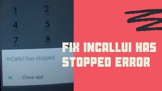 How To Resolve InCallUI Has Stopped Issue on Chinese Android Phones umidigi s2 pro [upl. by Yaral]