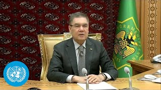 🇹🇲 Turkmenistan  President Addresses General Debate 75th Session [upl. by Dnaltiac94]