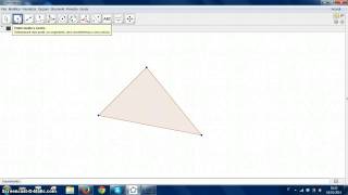 Baricentro di un triangolo con GeoGebra [upl. by Cloe]