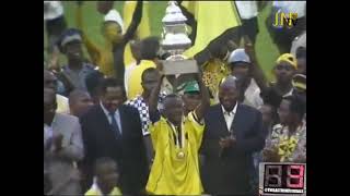 LATE GOAL of Venance Zézé ASEC Mimosas v Esperánce de Tunis at 119／ 1999 CAF African Super Cup [upl. by Ydnec]