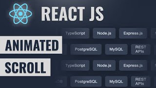 HTML  CSS  React JS Animated Scroll Card Items [upl. by Riay]