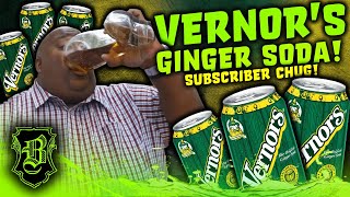 TRYING DETROITS OWN Vernors Ginger Soda Subscriber Chug [upl. by Celisse]