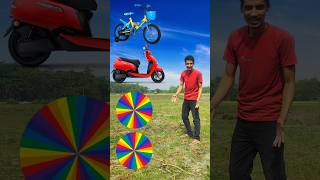 Spining wheel to Alto Scooter Toto amp Cycle  Vehicles names magic video 😆 shorts [upl. by Galanti]