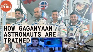 ISRO showcases the training of Gaganyaan astronauts [upl. by Notsirt]