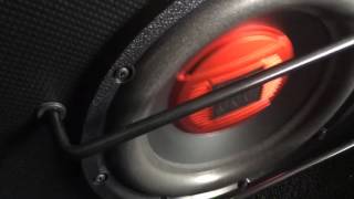 Dual ALB10 test 10 inch powered amplified subwoofer 300 watt [upl. by Nordine]