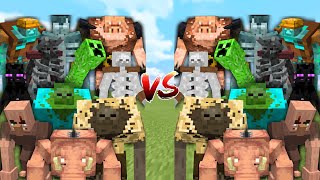 MUTANT MOBS vs THEIR ENEMIES in Minecraft Mob Battle [upl. by Ponce]