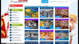 Aqualand Moravia Eshop  extra text na vouchery [upl. by Einnus481]