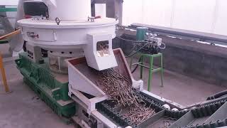 2021 rotexmaster hot sale 154th wood pellet machine display [upl. by Selym]