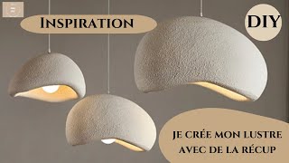 DIY  CREATION D UN LUMINAIRE TENDANCE ET MODERNE [upl. by Oakleil516]