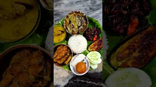 L U N C H T H A L Ilunch food bengalilunchthaliideas thalifood indianfood bengalithali short [upl. by Luelle210]