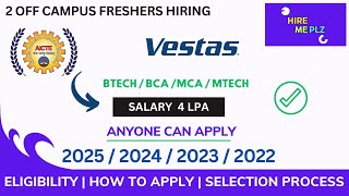 AICTE Internship  Vestas hiring  hiring for 2023 batch [upl. by Irok402]