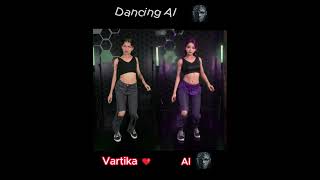 Vartika jha vs AI 😮 Part 2 ai fyp india bollywood aidance trending best top viral [upl. by Ahsimrac852]