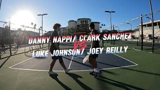 Lifetime Fall Pickleball Tournament Mens Double 35 to 4 DannyClark Vs Luke JohnsonJoey Reilly [upl. by Adlesirg]