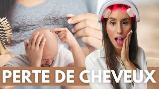 CHUTE DE CHEVEUX  MINOXIDIL COMPLÉMENT ALIMENTAIRE CASQUE LED INJECTION PRP QUE CHOISIR [upl. by Znerol]