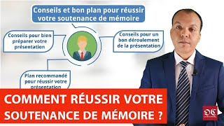 Comment réussir votre soutenance de mémoire [upl. by Nauqel]