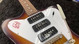 Gibson Japan Limited Run 1965 NonReverse Firebird wMaestro Vibrola P90 [upl. by Dotty]