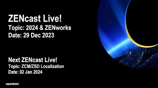 ZENcast Live 2024 and ZENworks [upl. by Assille]