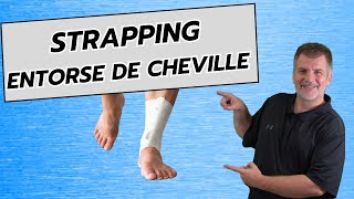 STRAPPING ENTORSE DE CHEVILLE [upl. by Laenej]