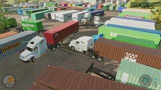 FS22  CONTAINER TRUCKING CHAOS 3  PUBLIC MULTIPLAYER [upl. by Neukam]