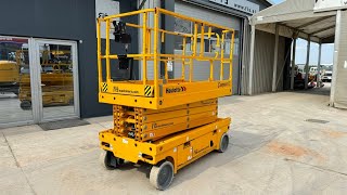 SCISSOR LIFT HAULOTTE COMPACT 12  FIS MACHINERY SLOVENIA [upl. by Wong]