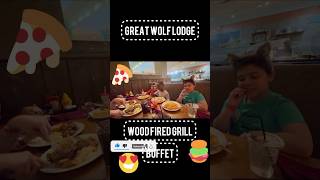 This ALL You Can EAT Buffet At The Great Wolf Lodge Was FANTASTIC Must Visit [upl. by Saimerej]