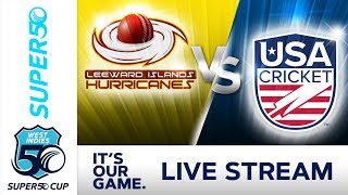 Super50 Cup  Full Match  Leewards v USA  Thursday 18 October 2018 [upl. by Wolfort567]