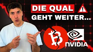 Bitcoin Abverkauf Wie tief fallen wir  NVIDIA Zahlen ⚠️ [upl. by Fechter]