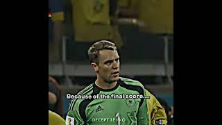 Brazil vs Germany 71 💔😔 trending viral football 4k edit footballshorts fyp [upl. by Possing]