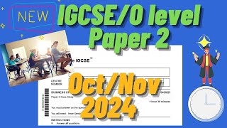 IGCSE Business Studies Paper 2 Survival Guide 1 CAIE Olevel [upl. by Ludwigg393]